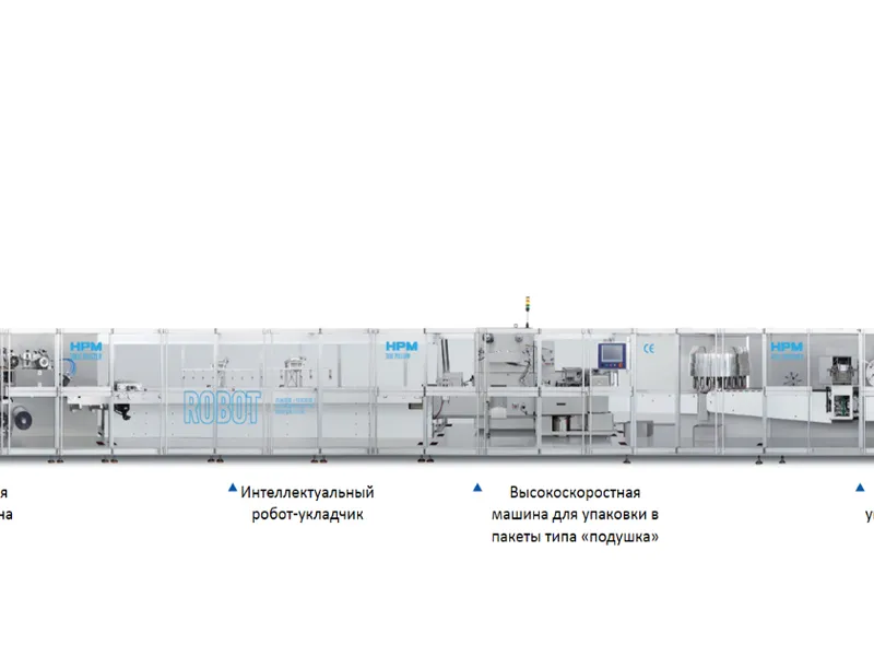 Автоматическая линия блистерной упаковки DPH380S-HXZB420/300-DXH400S